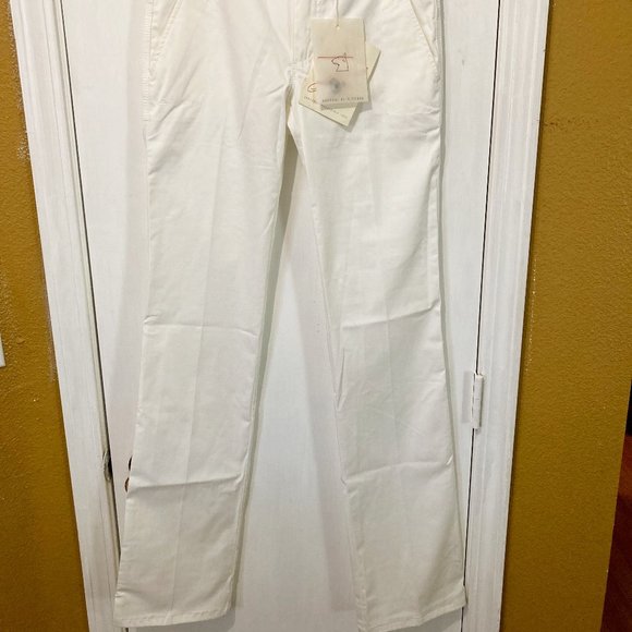 Montecore women's 40 IT double zipper back pocket long fit trouser pants 28x36 - Picture 8 of 8